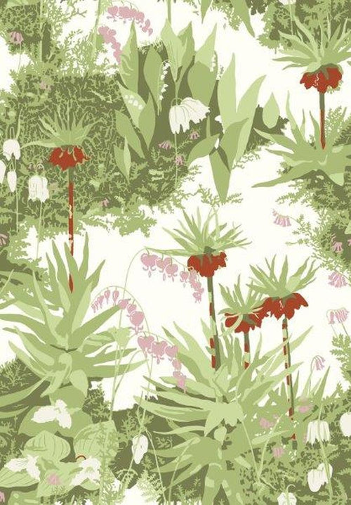 Borastapeter behang bladeren groen - 53 cm x 10.05 m - 660753 - vtwonen shop