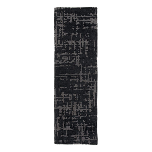 Louis De Poortere vloerkleed Black Water - zwart - 80x250cm - vtwonen shop