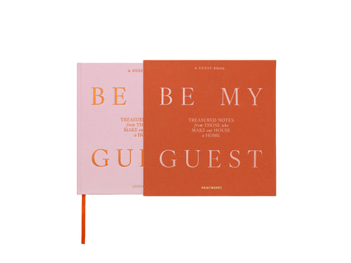 Printworks Gastenboek - Oranje/Roze
