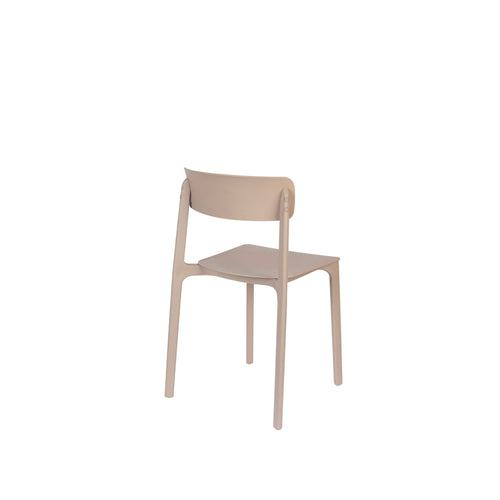 Housecraft Living Clive Tuinstoel/ Eetkamerstoelen Lichtbruin - Set van 4