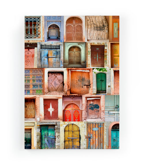 Canvas 60x40 Afdruk Deuren