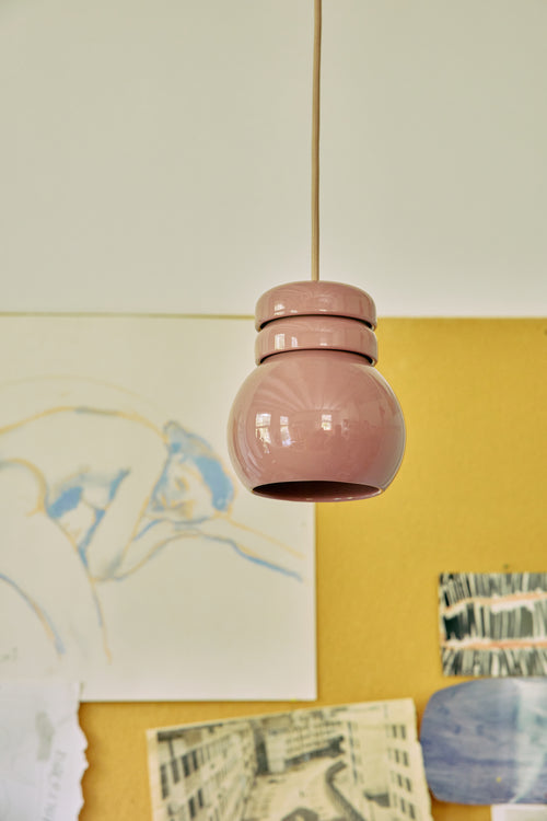 HKLIVING Bulb hanglamp – blush