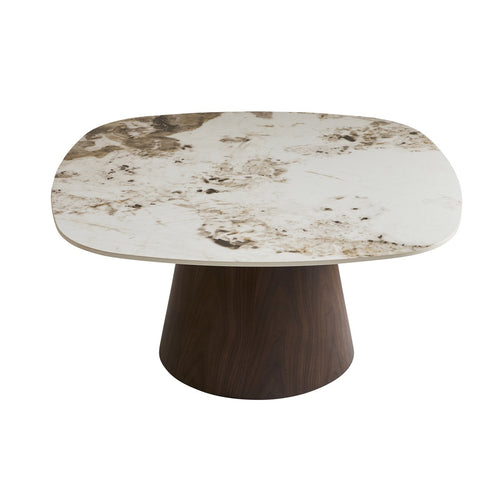 Signature - ALESSANDRA Tafel - Bruin - 45x90x90 cm
