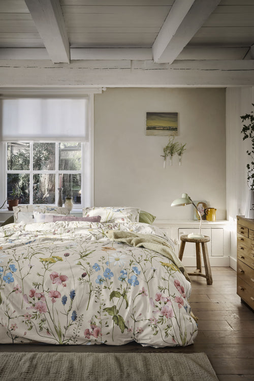 Ariadne at Home Dekbedovertrek Bloom - 200 x 200/220 cm - Zand