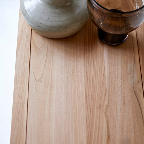 Tikamoon Tv-meubel van massief teakhout 130 cm - Naturel - vtwonen shop