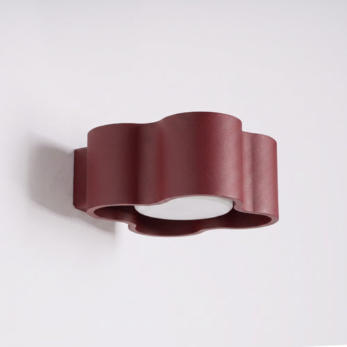 Sollux Lighting Wandlamp OVIO bordeaux Gx53 - 12x14,5x6cm