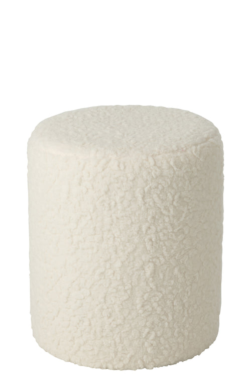 J-Line kruk Bont - hout - wit