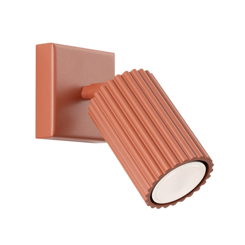 Sollux Lighting Wandlamp KARBON rood oker - 8x16x8cm