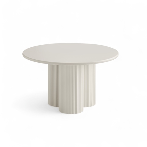 Furnhouse salontafel set Flow - Crème wit - Ø 50/80 cm