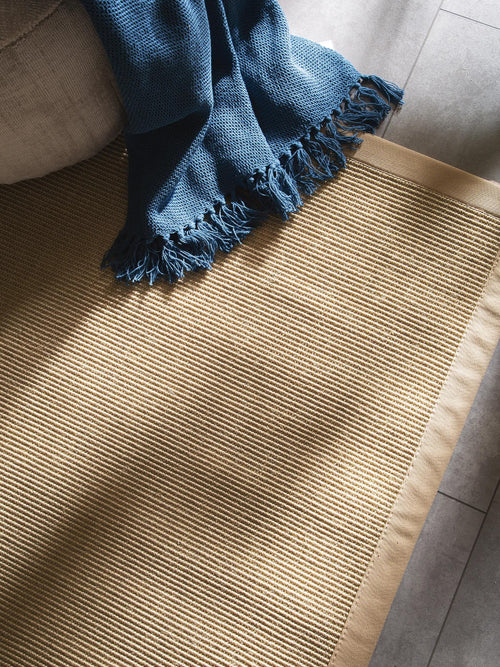benuta sisal vloerkleed Sana - crème - 150x150 cm