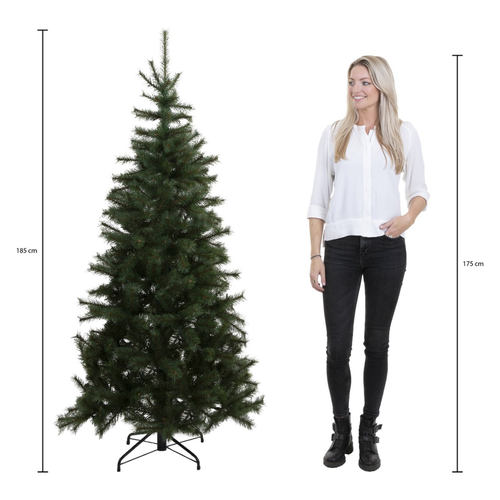 Triumph Tree Tsuga Kunstkerstboom - Kerstboom H185 x Ø109 cm - Groen