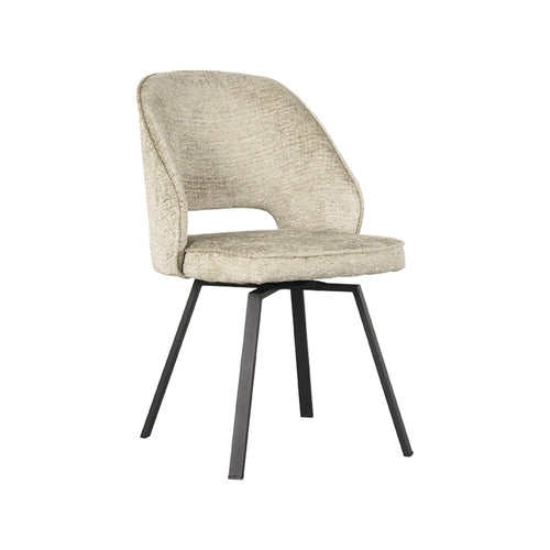 LABEL51 Eetkamerstoel Lewis - Beige - Zithoogte 47cm - Set van 2 - vtwonen shop