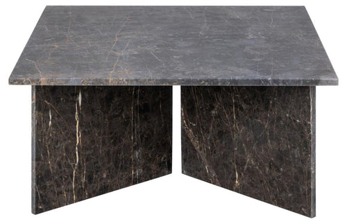 Loff Design Salontafel Jukaa - 90 x 90 cm - Bruin marmer - vtwonen shop