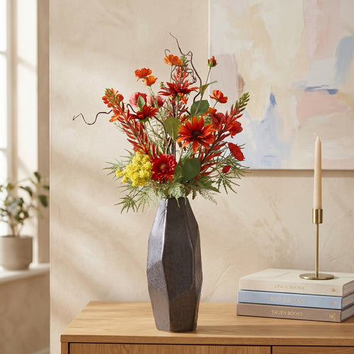 Maxifleur Handgebonden Kunstboeket Nora Lisbon 85cm