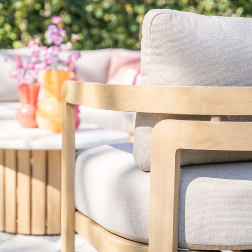 Garden Impressions Lounge dining set Sirocco 2-delig links - grey sand