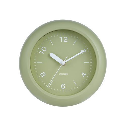Karlsson wandklok Slope - groen - Ø20cm - vtwonen shop