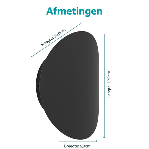 EGLO wandlamp buiten Briale - zwart