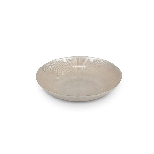 S|P Collection - Sierschaal 33xH6cm glas pearl Cosmo