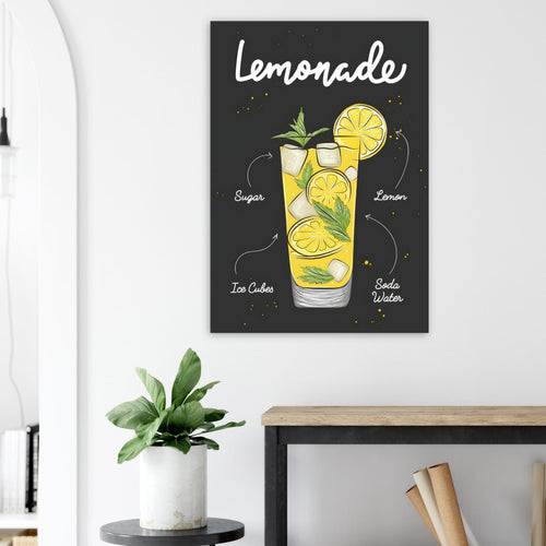 Artfulprints  Lemonade II – Illustratie   poster 70x100 cm