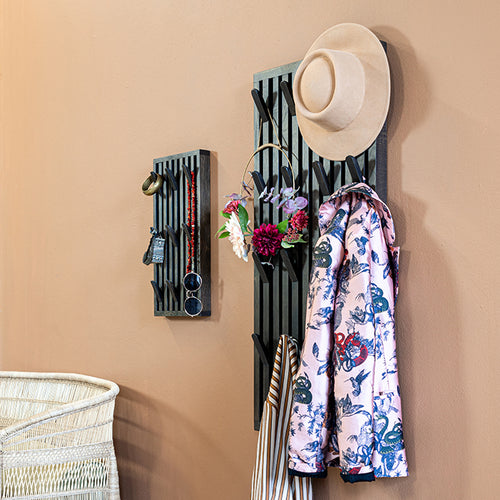 Spinder x Eva van de Ven kapstok Parco Small - Walnoot - 9 haken