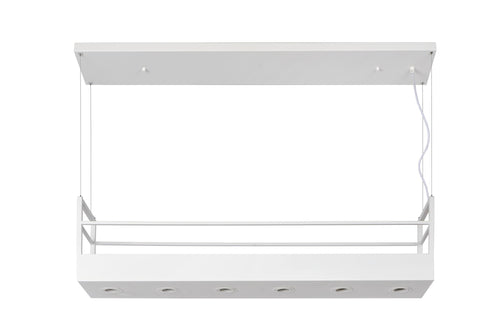 Lucide hanglamp MIRAVELLE - 6xGU10 - Wit - vtwonen shop