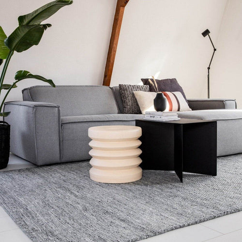 Interieur05 Vloerkleed Gerecycled Materiaal Ciro Grijs op=op - 200 x 300 cm - vtwonen shop