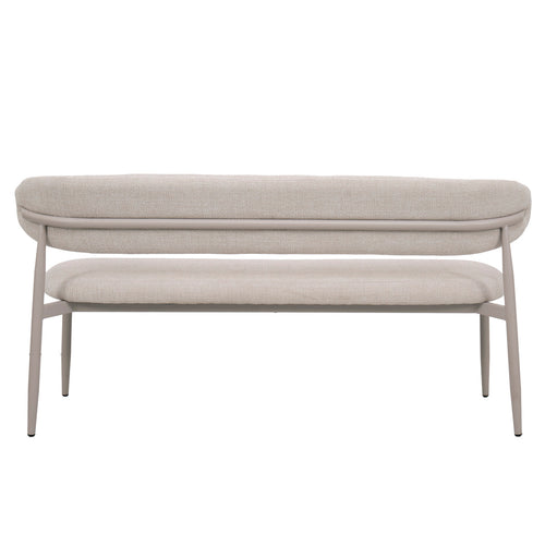 Giga Meubel Eetkamerbank Alexia - Beige/Beige - 160x55x77cm