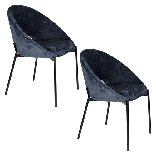 Housecraft Living Dando Eetkamerstoelen Grijs - Set van 2 - vtwonen shop