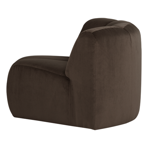 WOOOD hoekelement Mojo - Velvet - Bruin - 74x110x110