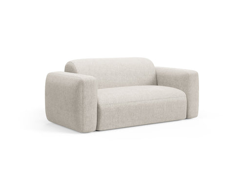 Cosmopolitan Design Modulaire bank Strino 2-zits, structurele stof beige - 98x180x78cm