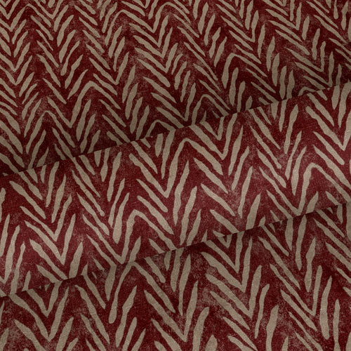 Sanders & Sanders behang zigzag motief bordeaux rood - 53 cm x 10 m - 640504