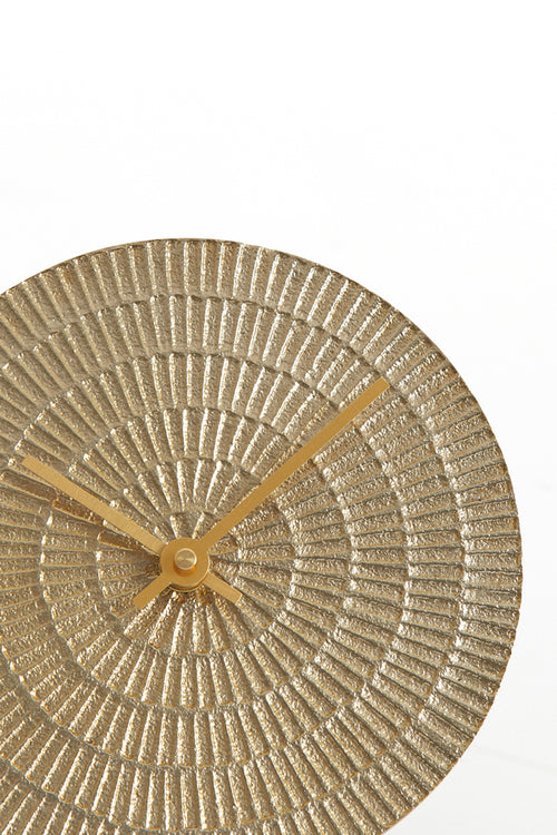 Light & Living klok BOJANO - 15.5x2x15.5cm - goud