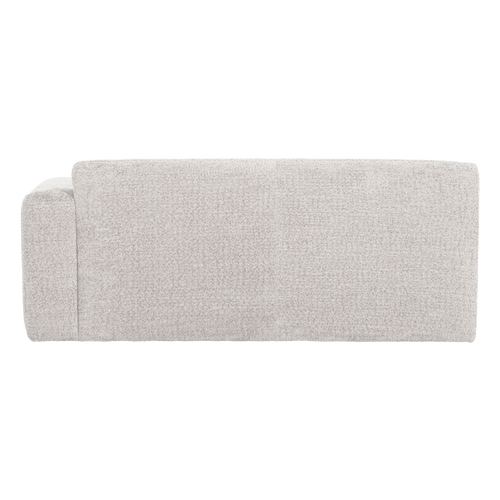 WOOOD 2-zits bank arm rechts Mojo Base - Wollig - Ecru - 74x185x97