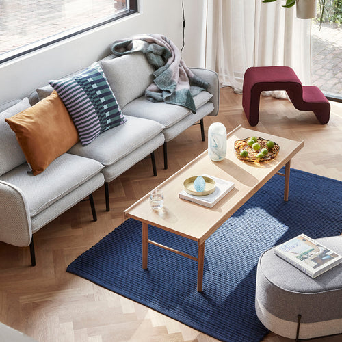 Hübsch kommen Leo - glas - ø26xh4, ø32xh5cm