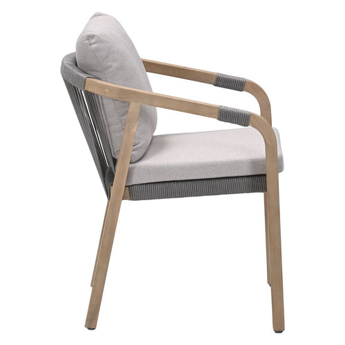 Garden Impressions lounge dining stoel Alora grey sand - vtwonen shop