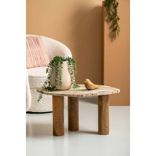 Leitmotiv bijzettafel Organic - bruin - 75x50x40cm - vtwonen shop