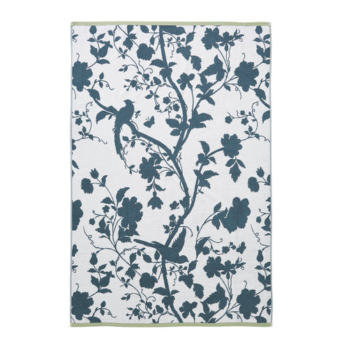 Laura Ashley Oriental Garden Badlaken - Bloemen - 100x150cm - Blauw - vtwonen shop