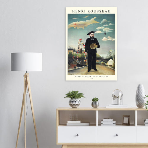 Artfulprints  Henri Rousseau - Portrait landscape   poster 30x40 cm - vtwonen shop