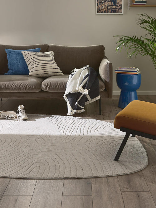 benuta wasbaar vloerkleed Pam - grijs - 230x310 cm