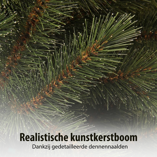 Black Box Trees Toronto Deluxe Kerstboom - Kunstboom met Volle Uitstraling en 1562 Takken - Kerstversiering voor Binnen - Scharnierconstructie voor