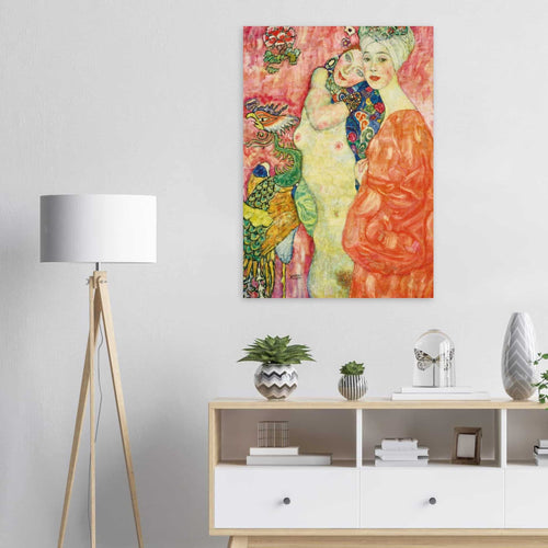 Artfulprints  Gustav Klimt - The women friends   poster 50x70 cm - vtwonen shop