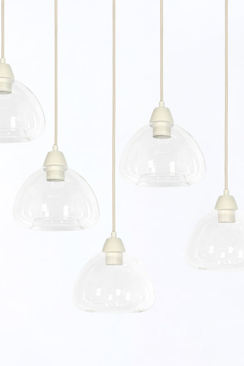 Light & Living hanglamp BISHO - wit - 120x19x14cm - vtwonen shop