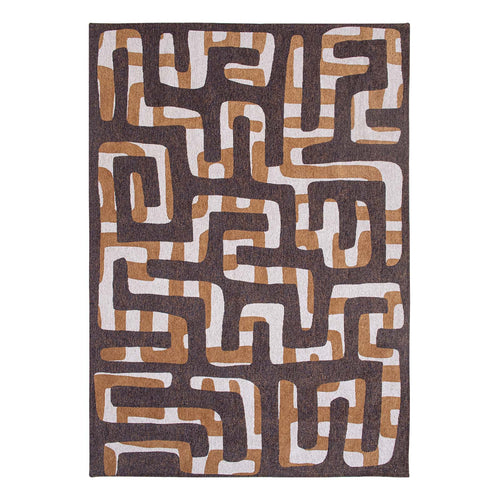 Louis De Poortere vloerkleed Bison - bruin - 140x200cm - vtwonen shop