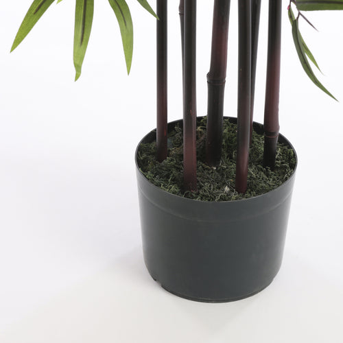 Mica Decorations Bamboe Kunstplant - H120 x Ø75 cm - Groen