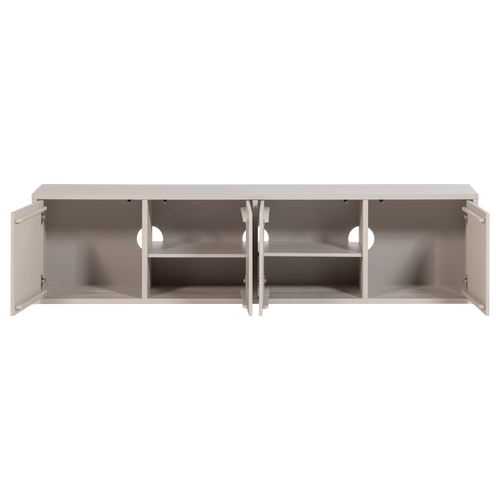 WOOOD tv meubel Merel - Grenen - Dust - 49,5x198x39,5