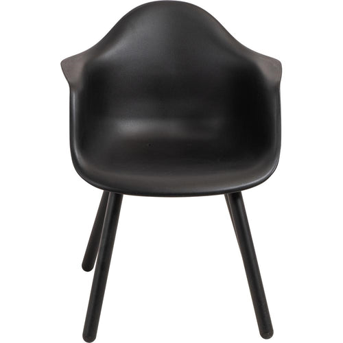 Lesli Living bistrostoel Montreux - zwart - 62,5x44x82,5cm - set van 4