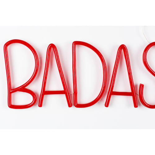 Bold Monkey Badass wandlamp LED neon  - Rood - vtwonen shop