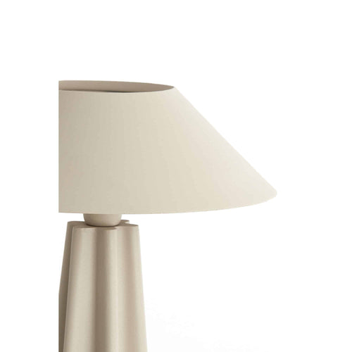 Light & Living tafellamp Cukai - bruin - Ø38cm