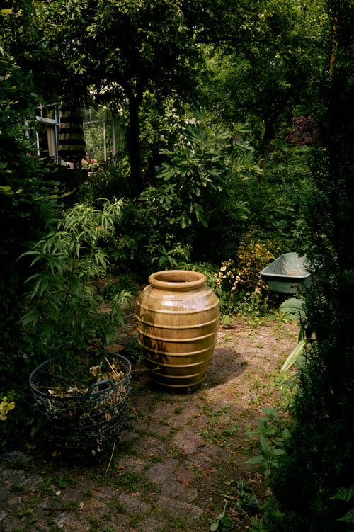 HKLIVING vloervaas – keramiek – olive tree - vtwonen shop