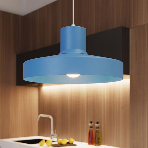 Sollux Lighting Hanglamp BILO azuur - 35x35x120cm